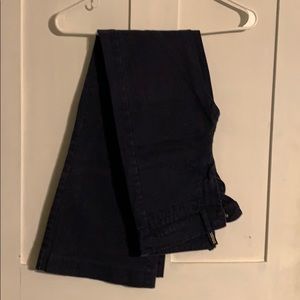 Divided Navy Blue high-waisted dress pants.